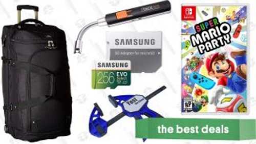Sunday's Best Deals: MicroSD Cards, Super Mario Party, Yost Vises, and More&nbsp;