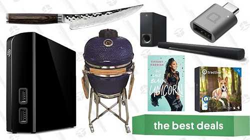 Sunday's Best Deals: Kamado Grill, External Hard Drive, Hotel-Style Sheets, and More