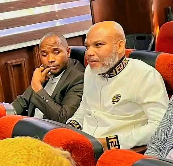 Mazi Nnamdi kanu said to justice Omotosho and I quote  you think Britain will ask you to jáil me...